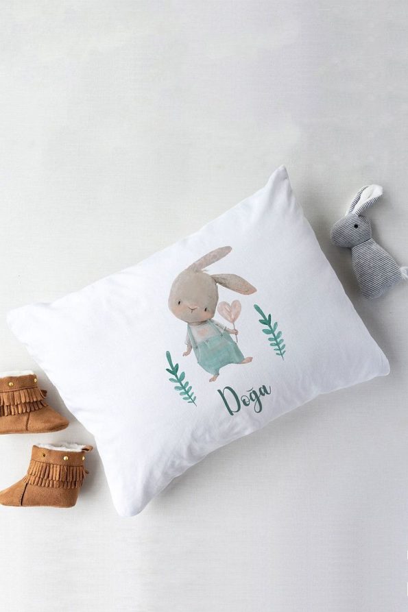 Lilabio 100% Organic Personalized Summer Hospital Set with Rabbit Design