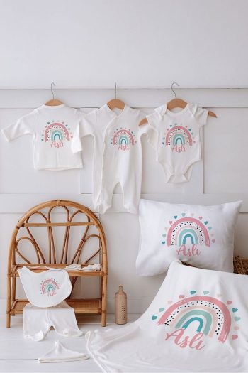 Lilabio 100% Organic Personalized Rainbow Hospital Set