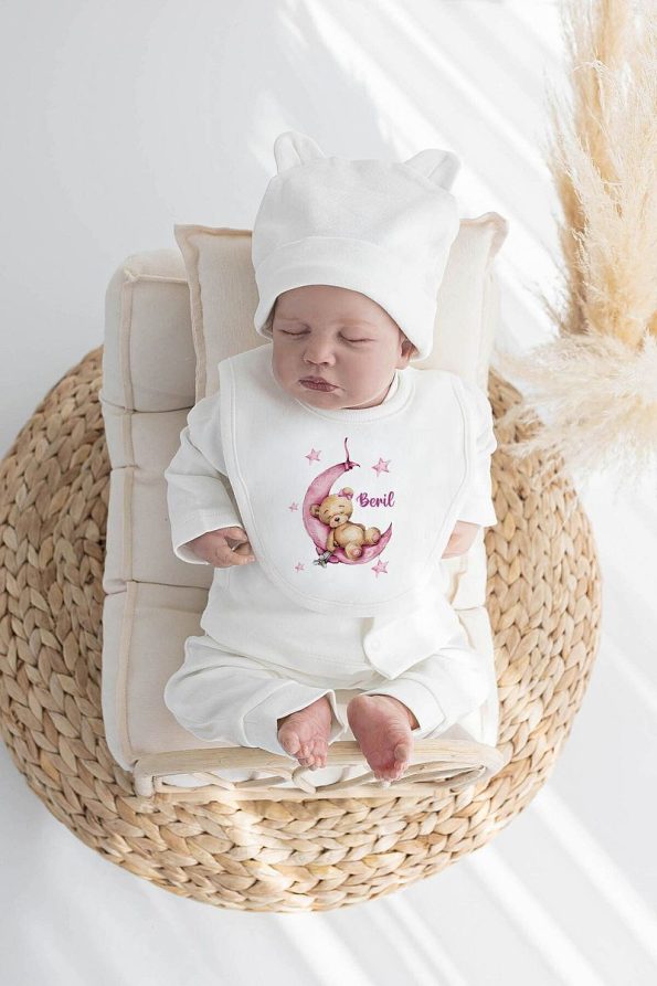 Lilabio 100% Organic Personalized Summer Hospital Set with Bear