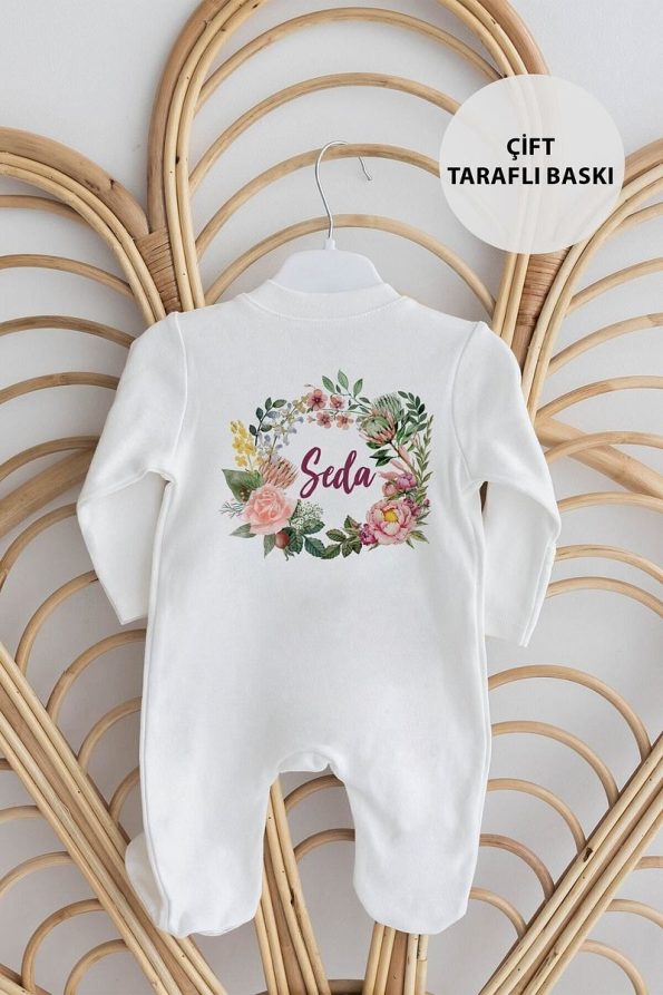 Lilabio 100% Organic Personalized Hospital Set with Flowers