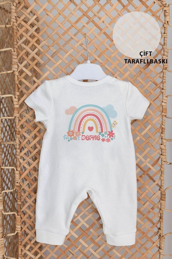 Lilabio 100% Organic Personalized Summer Baby Hospital Set Rainbow