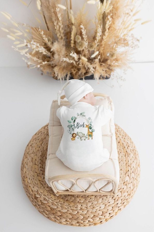 Lilabio 100% Organic Personalized Safari Hospital Set