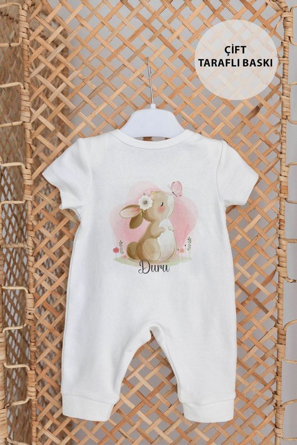 Lilabio 100% Organic Personalized Summer Hospital Set with Bunny