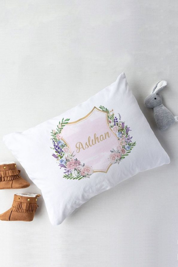 Lilabio 100% Organic Personalized Flower Hospital Outfit Set
