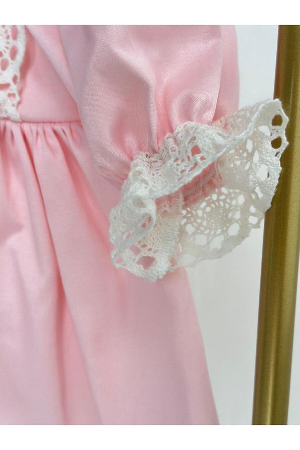 Hobidik Baby Kids Pink Lace Dress Set