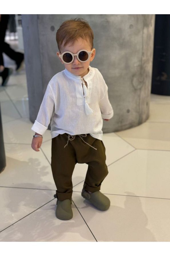 Bohemian Kids Baby Wear Brown Two-Piece Set