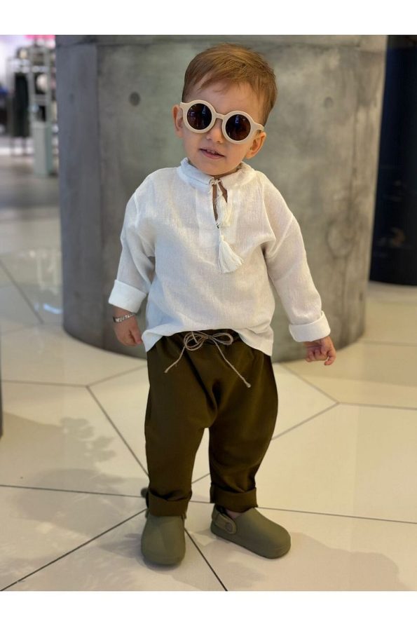 Bohemian Kids Baby Wear Brown Two-Piece Set