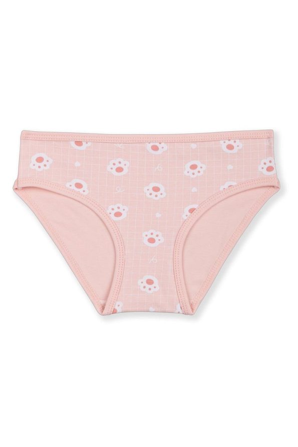 BAYKAR Girls' Cotton Colorful Printed Bikini Briefs 3-Pack