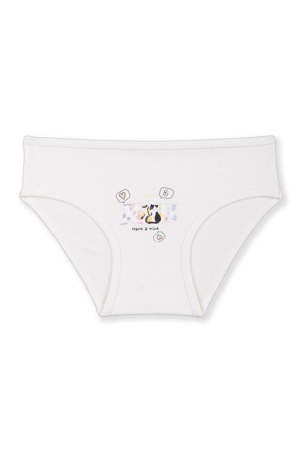 BAYKAR Girls' Cotton Colorful Printed Bikini Briefs 3-Pack