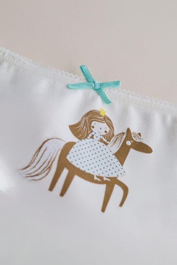 Katia & Bony Girls' 3-Pack Polka Dot Briefs Cream