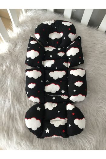 Jaju Baby Black Cloud Pattern Stroller Cushion