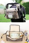 Purple Baby Stroller Organizer Bag Compatible with All Strollers