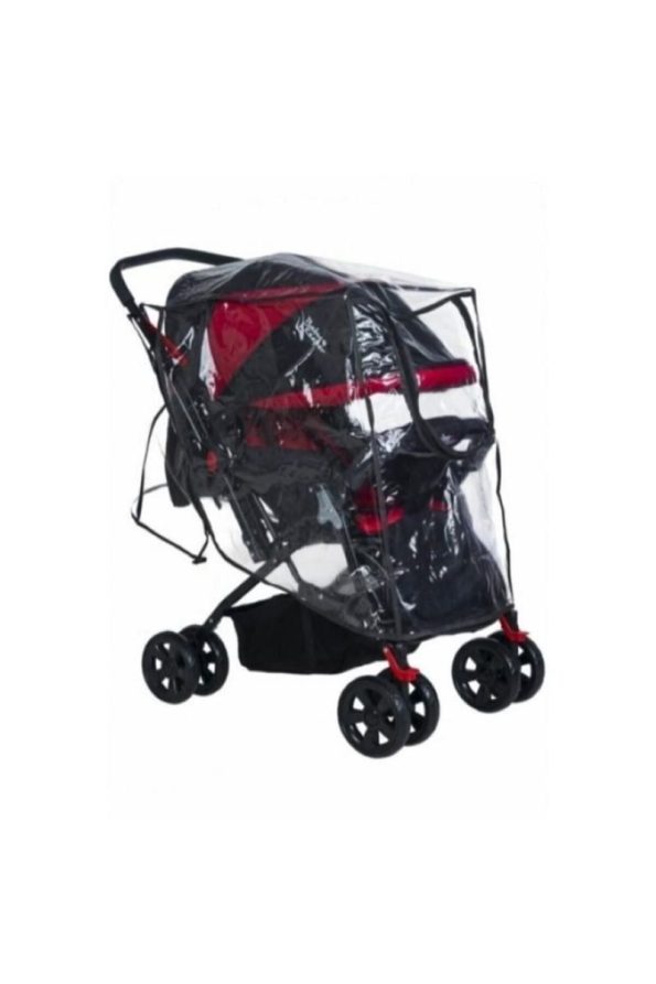 MorBebe Ultra Luxurious Black Baby Stroller Rain Cover