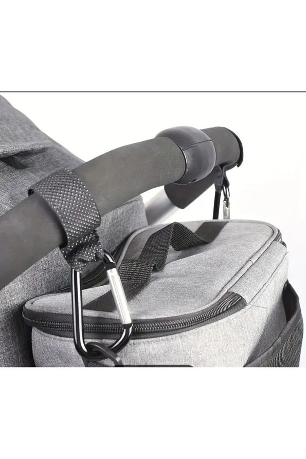 MorBebe Stroller Hooks - Set of 2 Metal Hooks for Baby Strollers