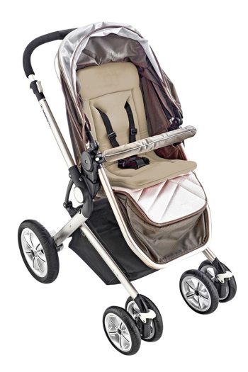Babyjem Stroller Cushion (Cotton Fabric) Beige