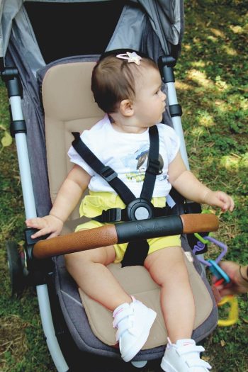 Babyjem Stroller Cushion (Cotton Fabric) Beige