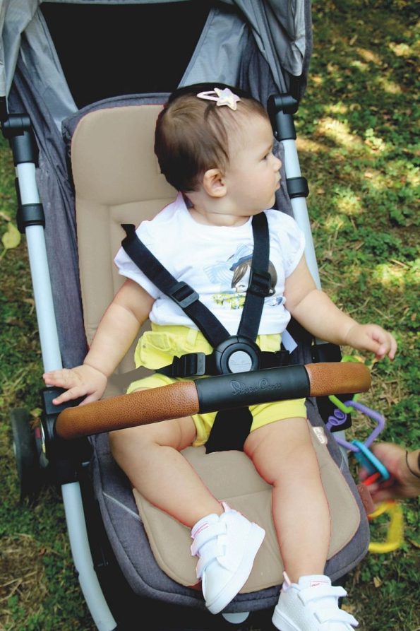 Babyjem Stroller Cushion (Cotton Fabric) Beige