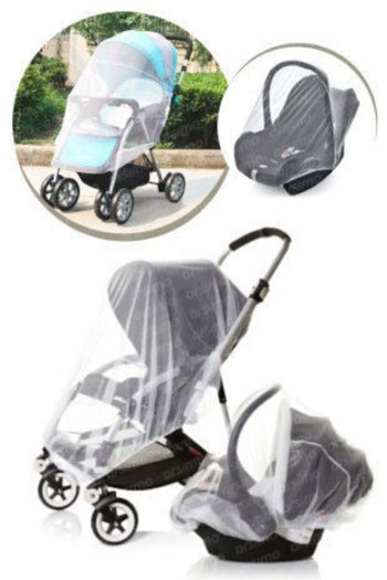 MorBebe Compatible Travel System Baby Stroller Mosquito Net and Infant Seat Mosquito Net