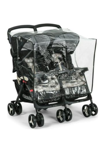 MorBebe Twin Stroller Rain Cover Side-by-Side Model