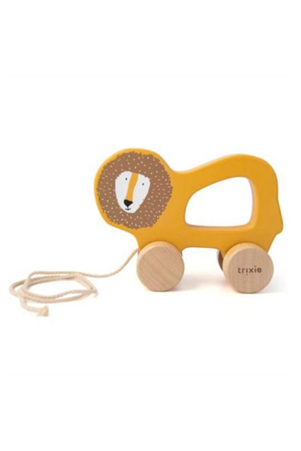 Trixie Mr Lion Wooden Pull Toy
