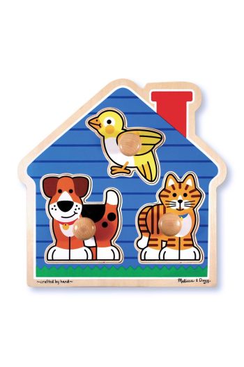 Melissa & Doug Wooden First Puzzle - Pets
