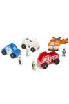 Melissa & Doug Wooden Emergency Vehicle Set