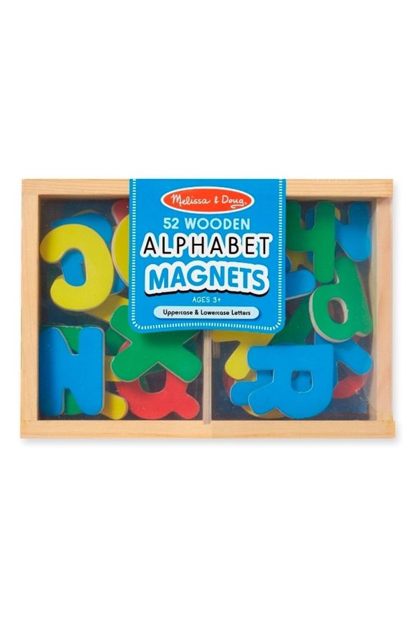 Melissa & Doug Wooden Magnetic Letters