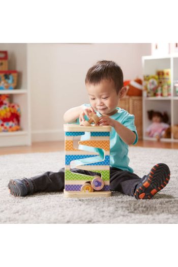 Melissa & Doug Wooden Safari Zig-zag Tower