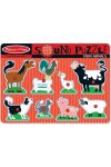 Melissa & Doug Wooden Sound Puzzle - Farm Animals