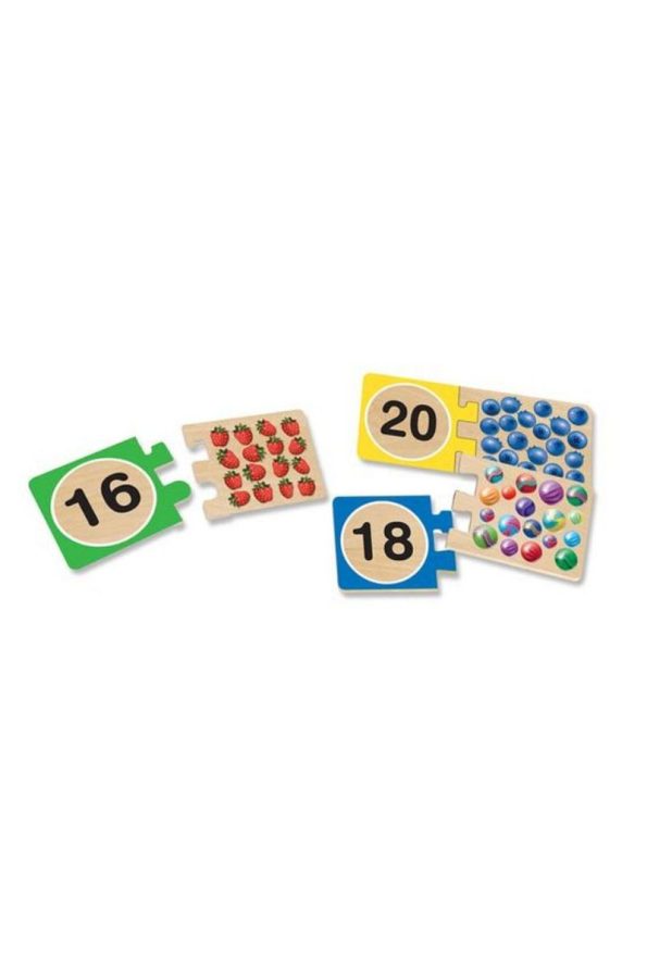 Melissa and Doug Wooden Number Matching Puzzle