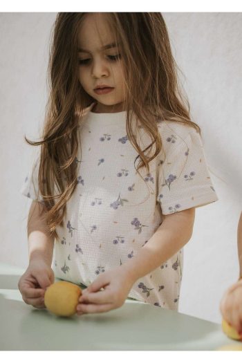 Cherry Kids Blueberry Print 100% Cotton Girls Summer Set
