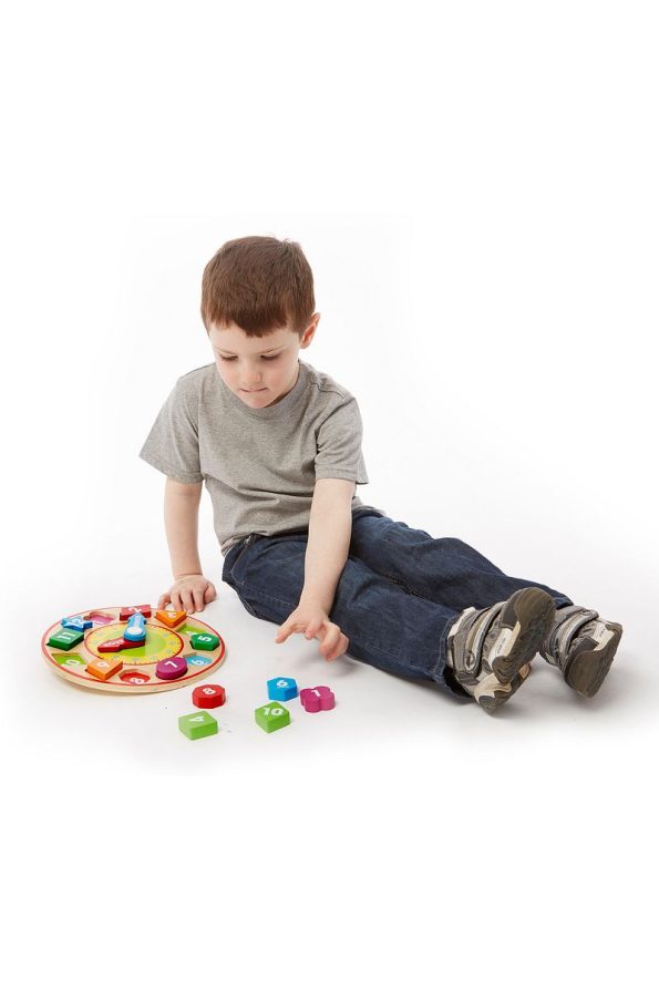 Melissa & Doug Wooden Clock