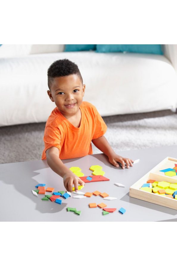 Melissa and Doug Wooden Advanced Shape Puzzle