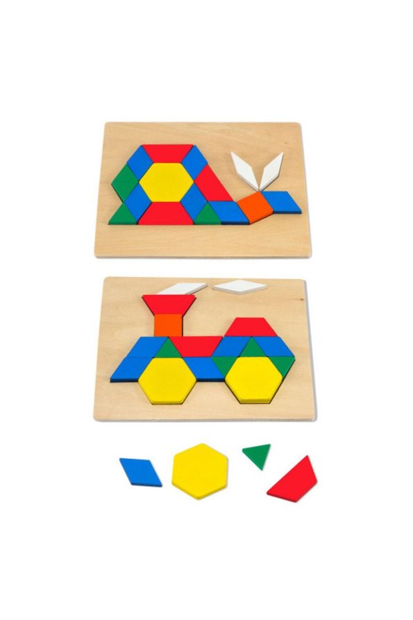 Melissa and Doug Wooden Advanced Shape Puzzle