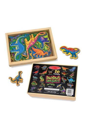 Melissa & Doug Wooden Magnetic Dinosaurs