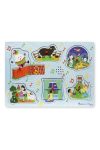 Melissa & Doug Wooden Sound Puzzle - English Children's Songs 2