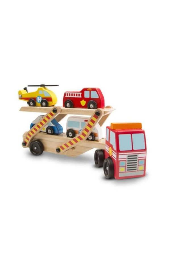 Melissa & Doug Emergency Rescue Vehicle - Transport Truck