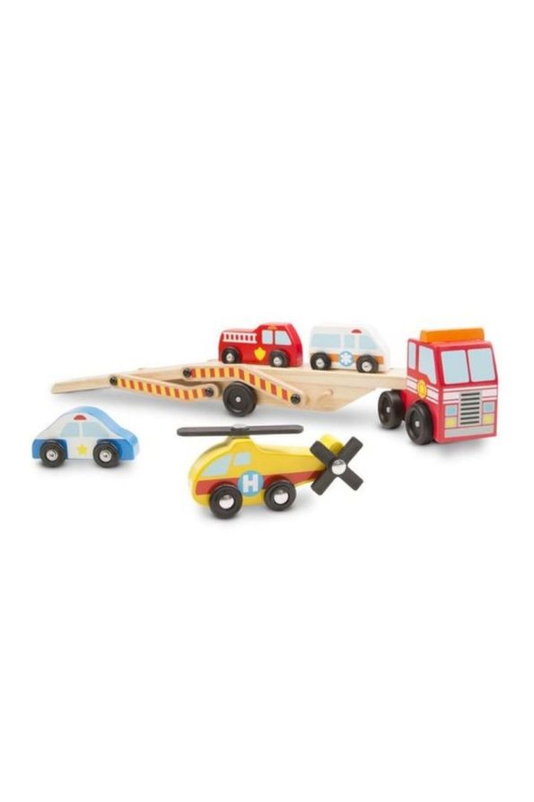 Melissa & Doug Emergency Rescue Vehicle - Transport Truck