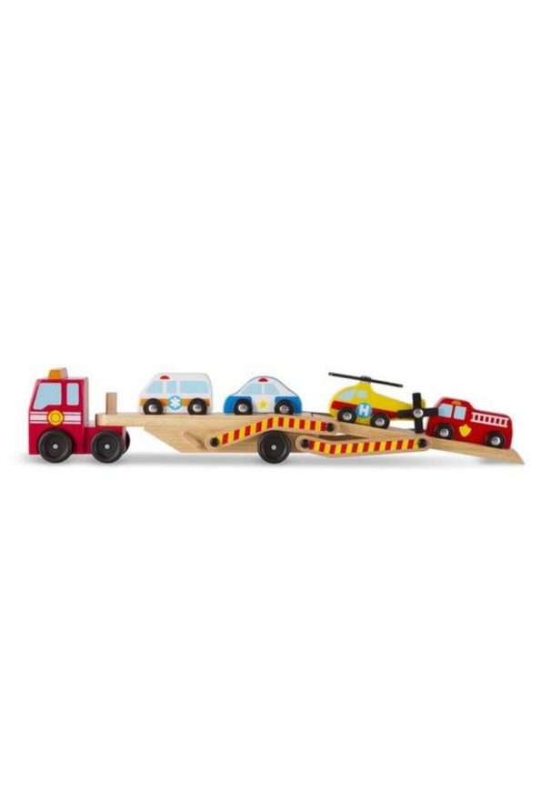 Melissa & Doug Emergency Rescue Vehicle - Transport Truck