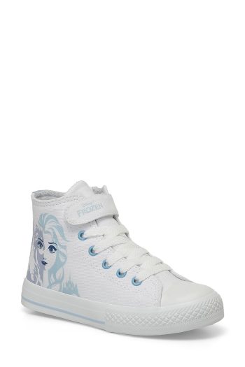 Frozen White Girls High Sneaker