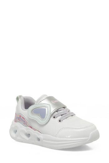 Kinetix Ruby White Girls' Sports Shoes