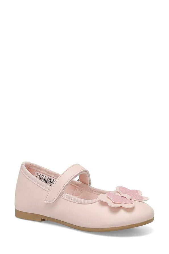 Polaris Girls' Pink Ballerina Flats