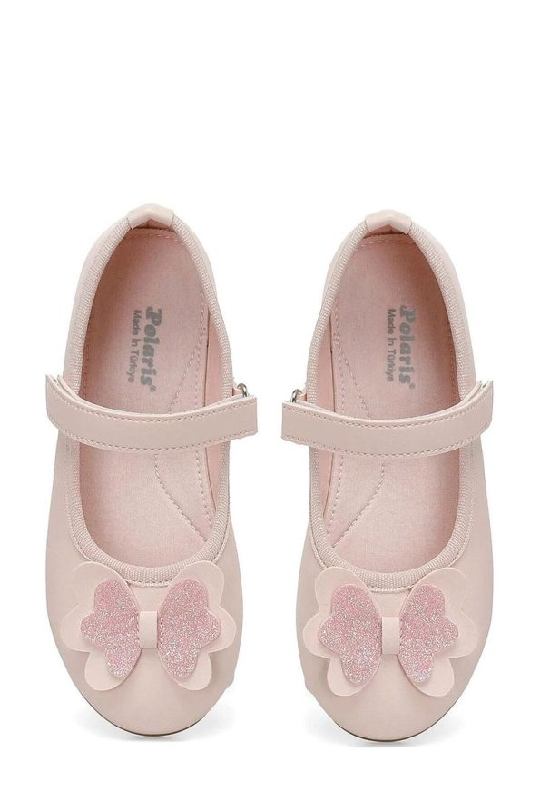 Polaris Girls' Pink Ballerina Flats