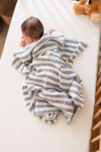 EIFIN Muslin Blanket & Throw Set 100% Cotton Oeko-Tex Certified 80x70 Cm