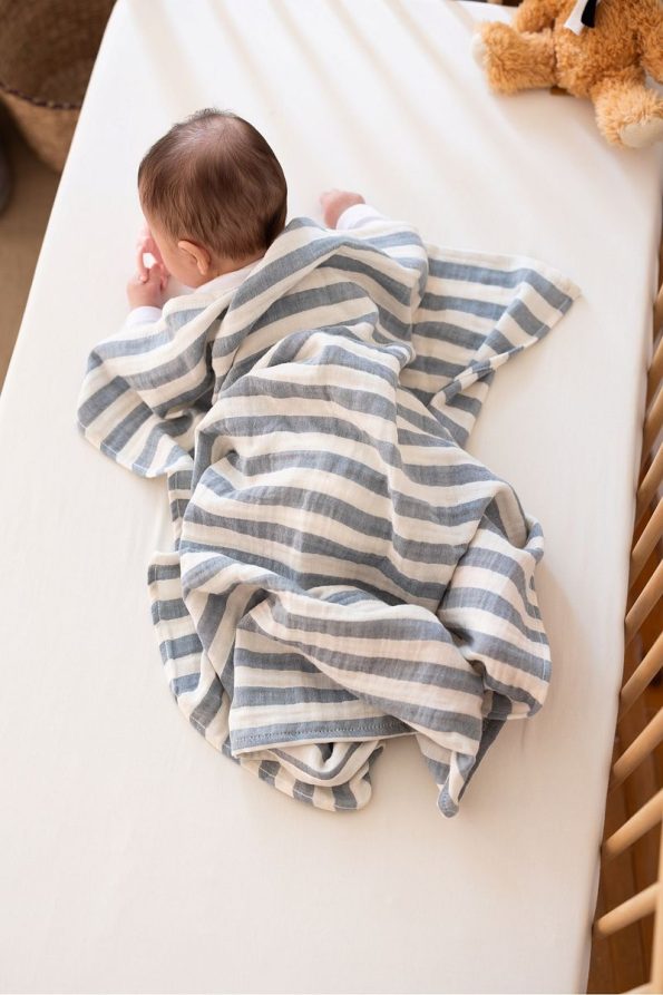 EIFIN Muslin Blanket & Throw Set 100% Cotton Oeko-Tex Certified 80x70 Cm