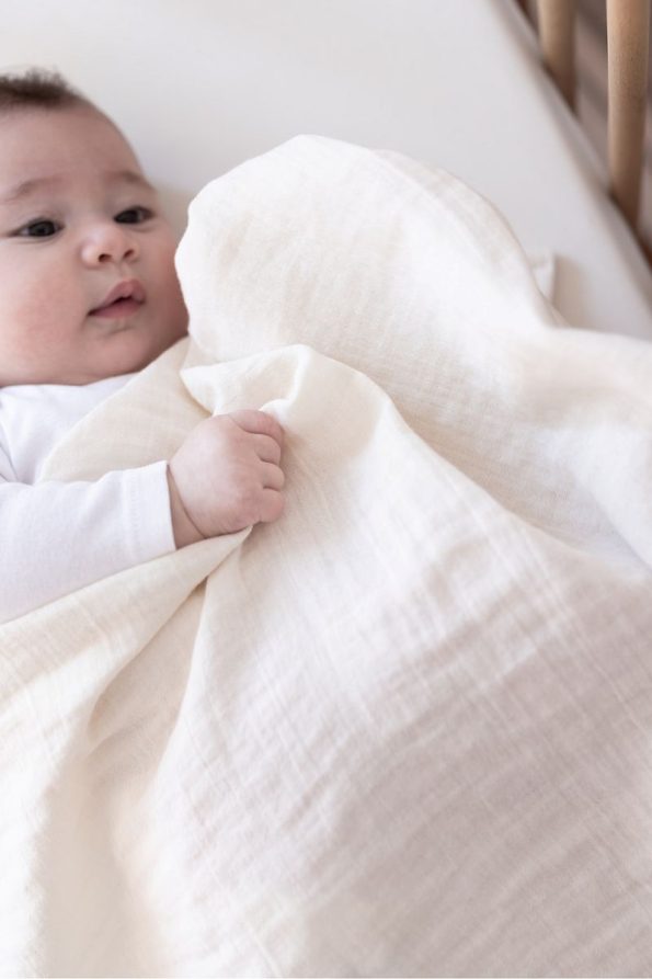 EIFIN Muslin Blanket & Throw Set 100% Cotton Oeko-Tex Certified 80x70 Cm