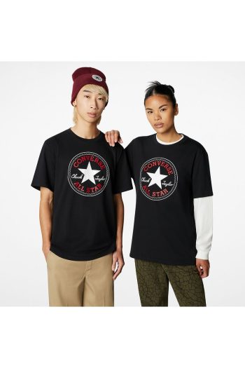 Converse Go-To All Star Patch Logo Unisex Black T-Shirt