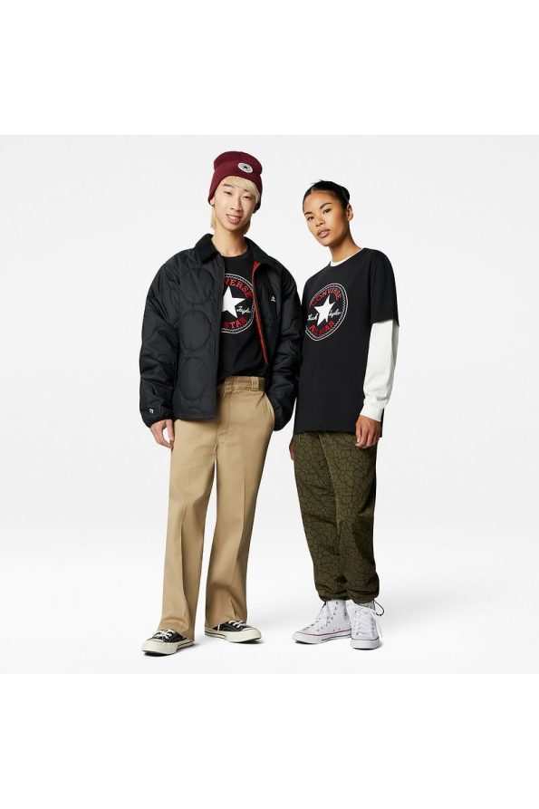 Converse Go-To All Star Patch Logo Unisex Black T-Shirt
