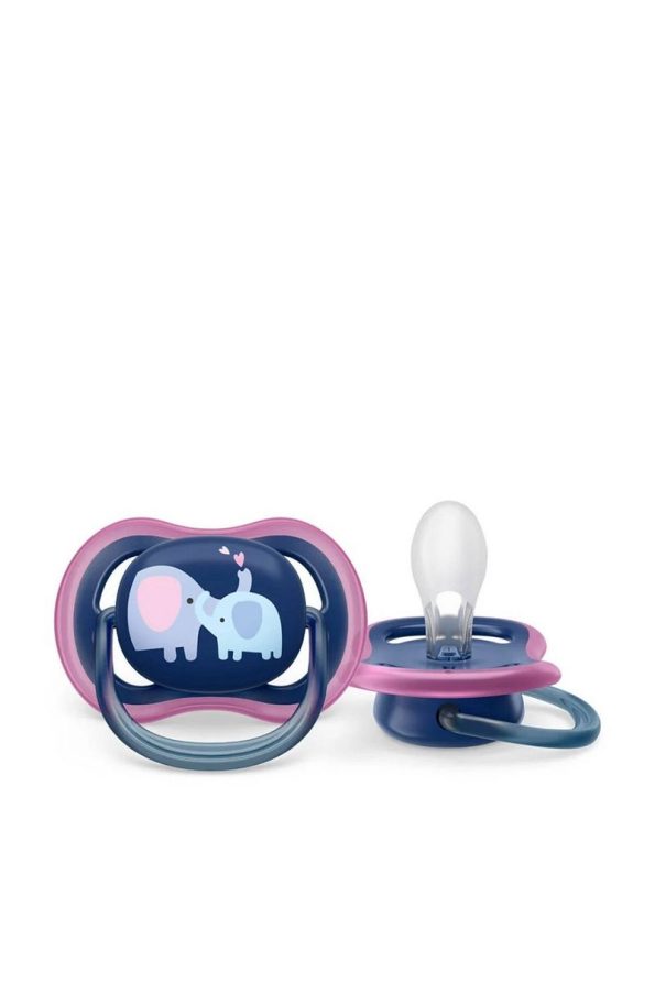 Philips Avent Ultra Air Pacifier 18 Months 2-Pack Girl