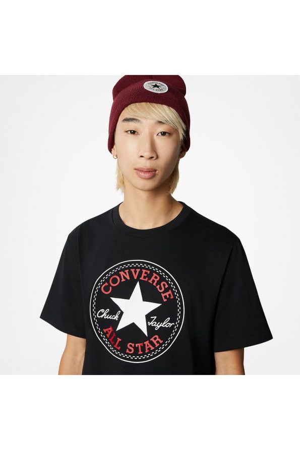 Converse Go-To All Star Patch Logo Unisex Black T-Shirt